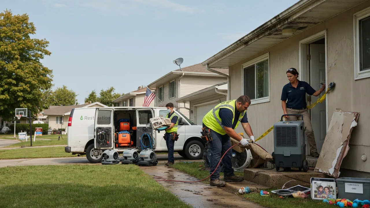 Water Damage Restoration in Thornburg, IA near me